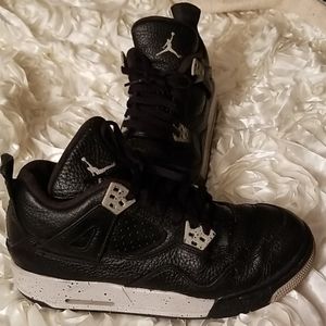 AIR JORDAN 4 RETRO BG (GS) "OREO"